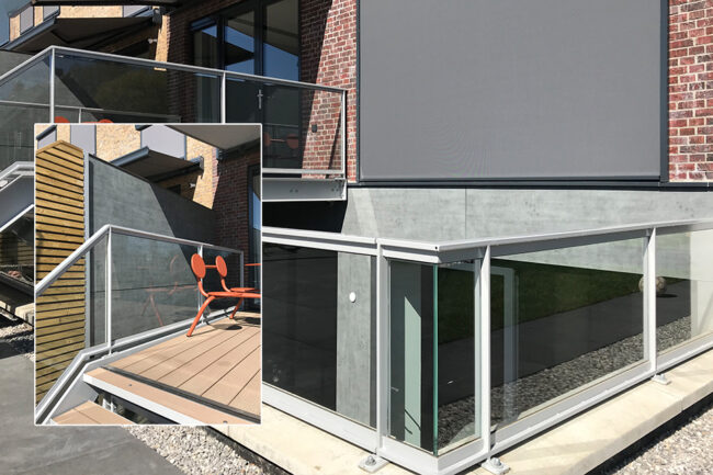 Woningen met UniKern® gevelaccenten in zinklook, zwartmetaal en Corten.