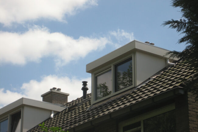 Renovatie dakkapellen Rotterdam met lichte UniKern® biobased gevelbekleding