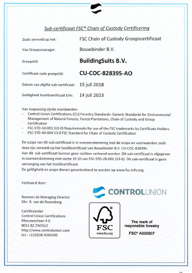 FSC® Certificaat