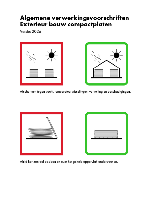 Algemene voorschriften bouw compactplaten